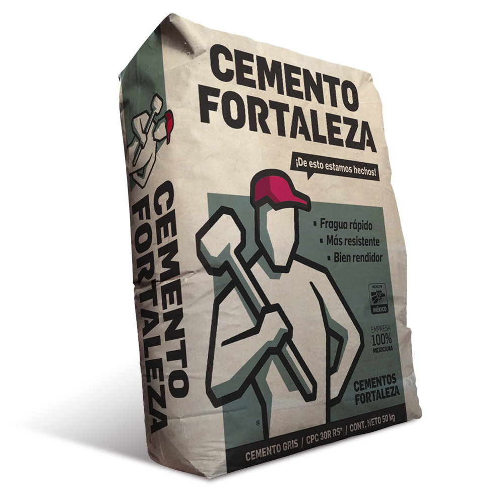 Cemento Gris Fortaleza 50Kg Cpc 30R
