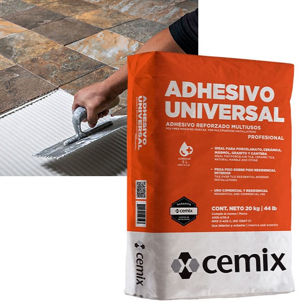 Adhesivo Universal 20 Kg (Porcelanico)